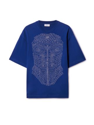 Body Stitch Skate S/S Tee in blue | Off-White™ Official ES