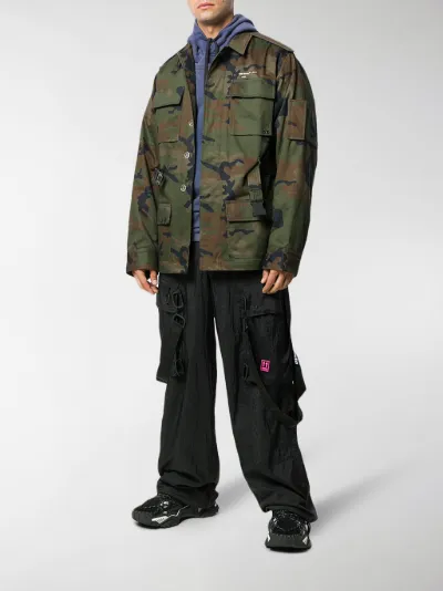 off white military pants
