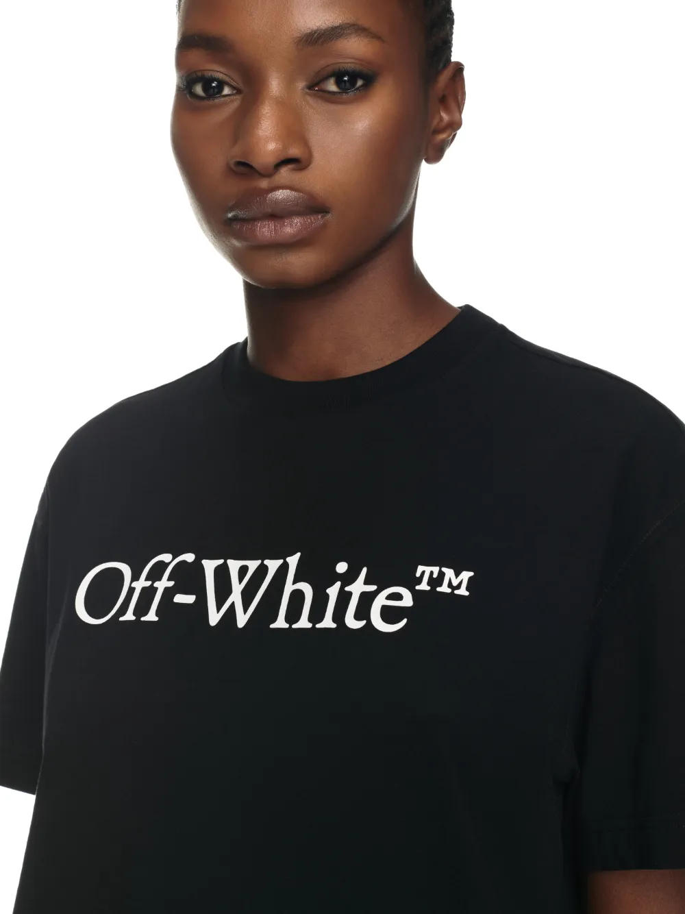 Bookish Casual T-Shirt mit großem Logo