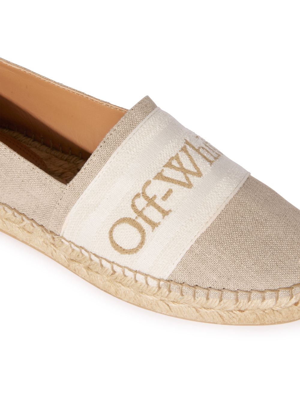 BOOKISH LINEN ESPADRILLAS in neutrals Off White Official US