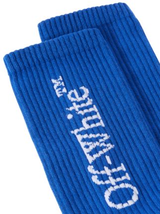 Bookish Socks in blue | Off-White™ Official US