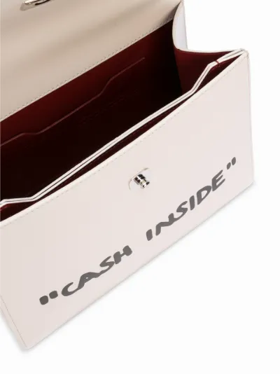 Borsa off white cash inside shop