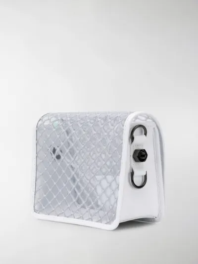 Off-White Borsa a tracolla effetto trasparente bianco | MODES