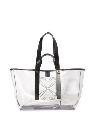 Borsa off white on sale trasparente