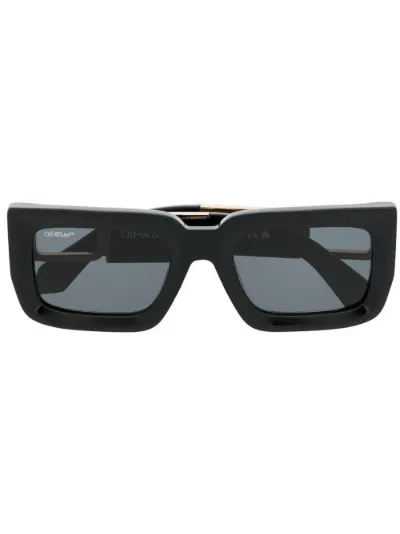 logo-plaque sunglasses