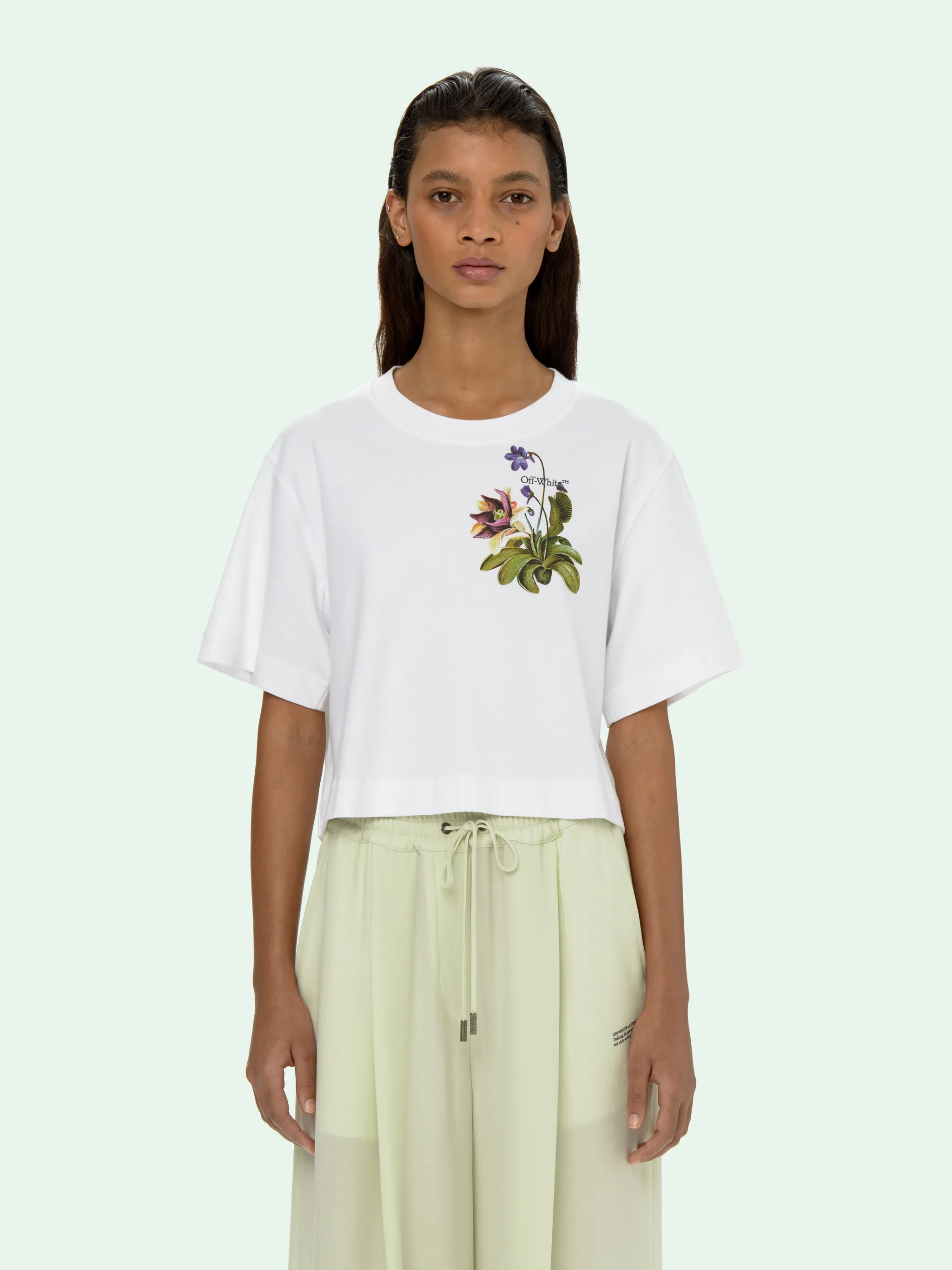 off white cropped t shirt