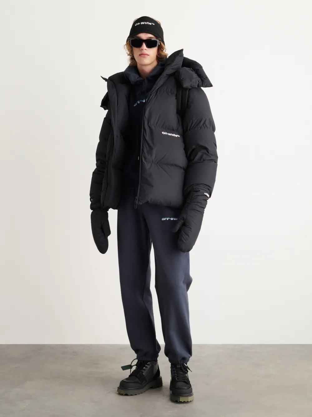 DOWN PUFFER JACKET - Black