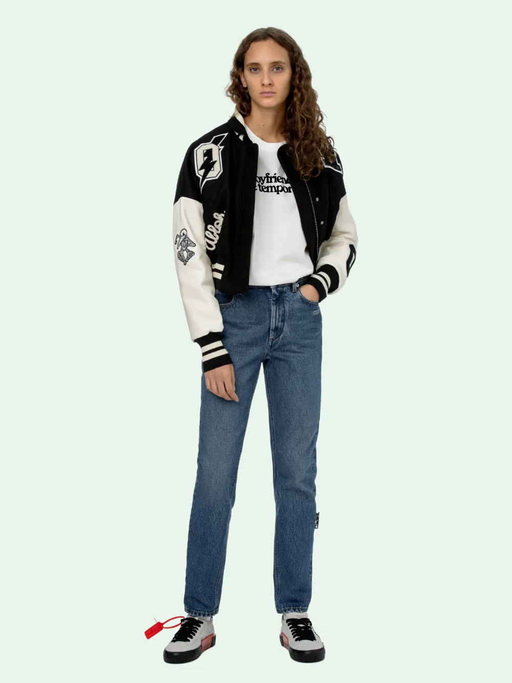off white boyfriend jeans