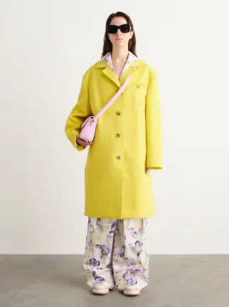 Off white yellow clearance coat