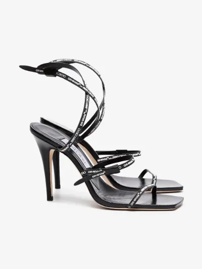 off white jimmy choo sandals