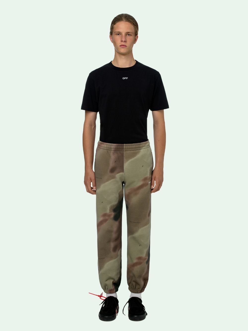 off white camo sweatpants