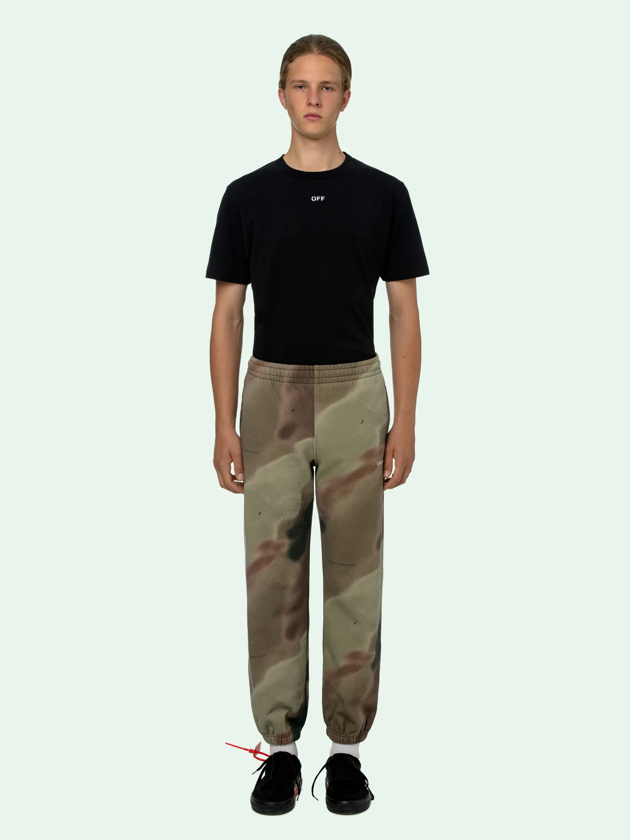 off white camo pants