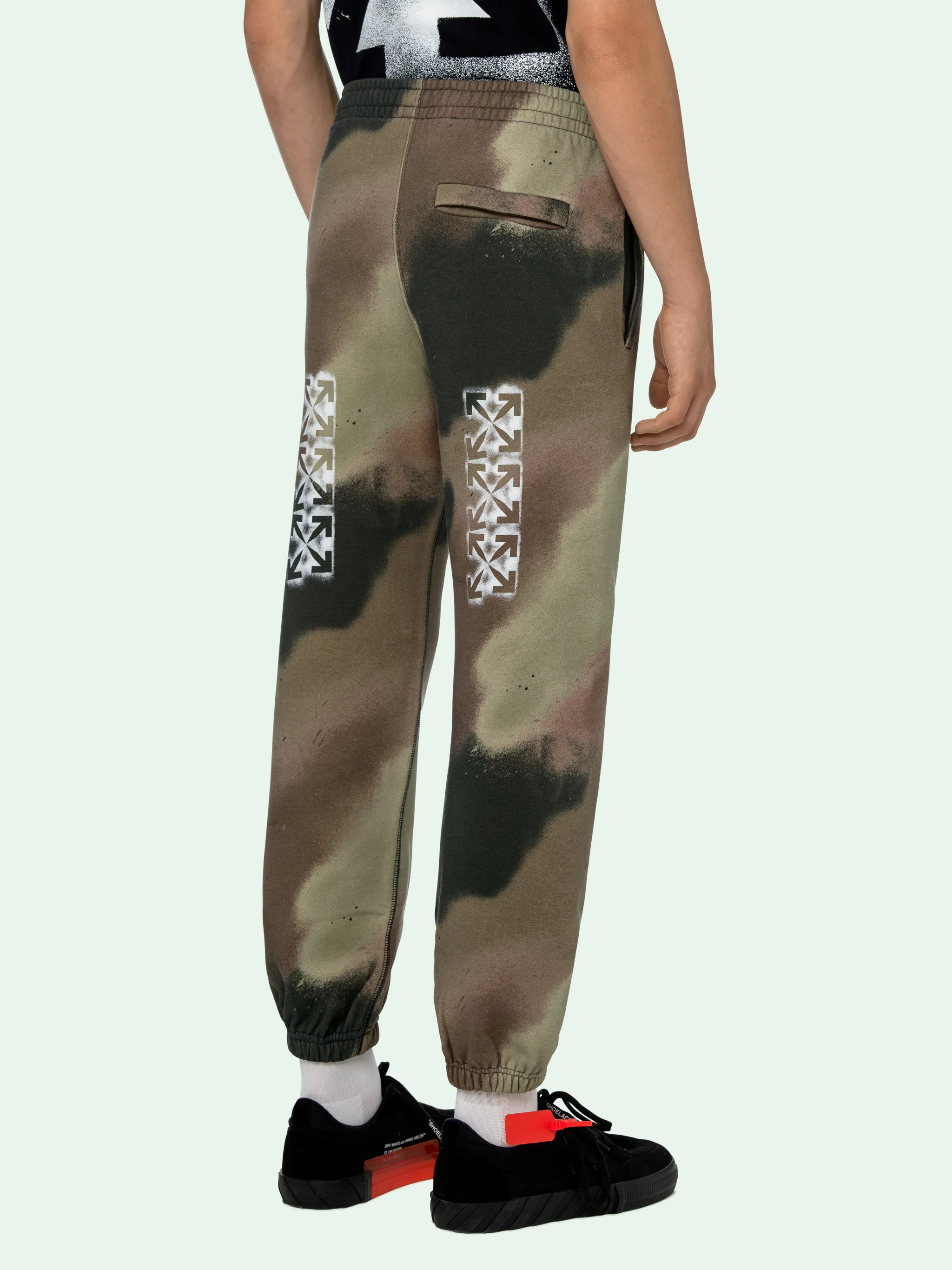 off white camo sweatpants