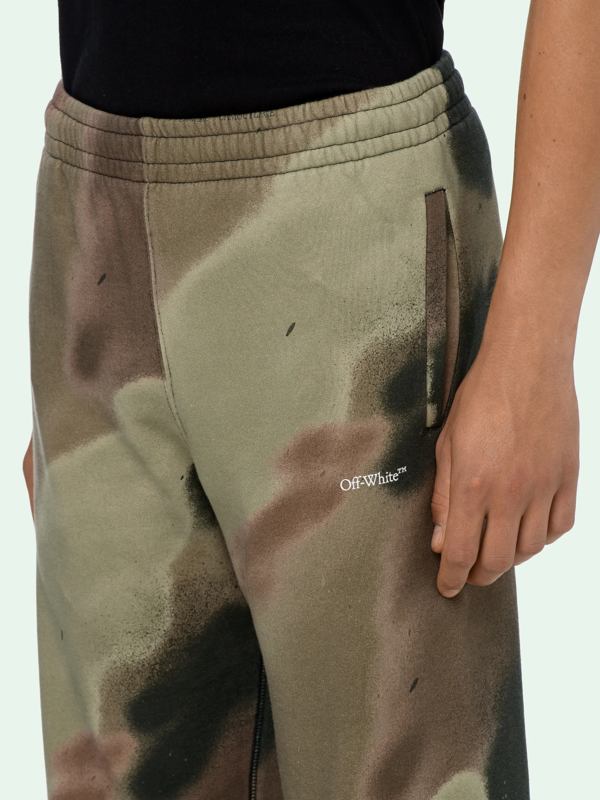 off white camo sweatpants