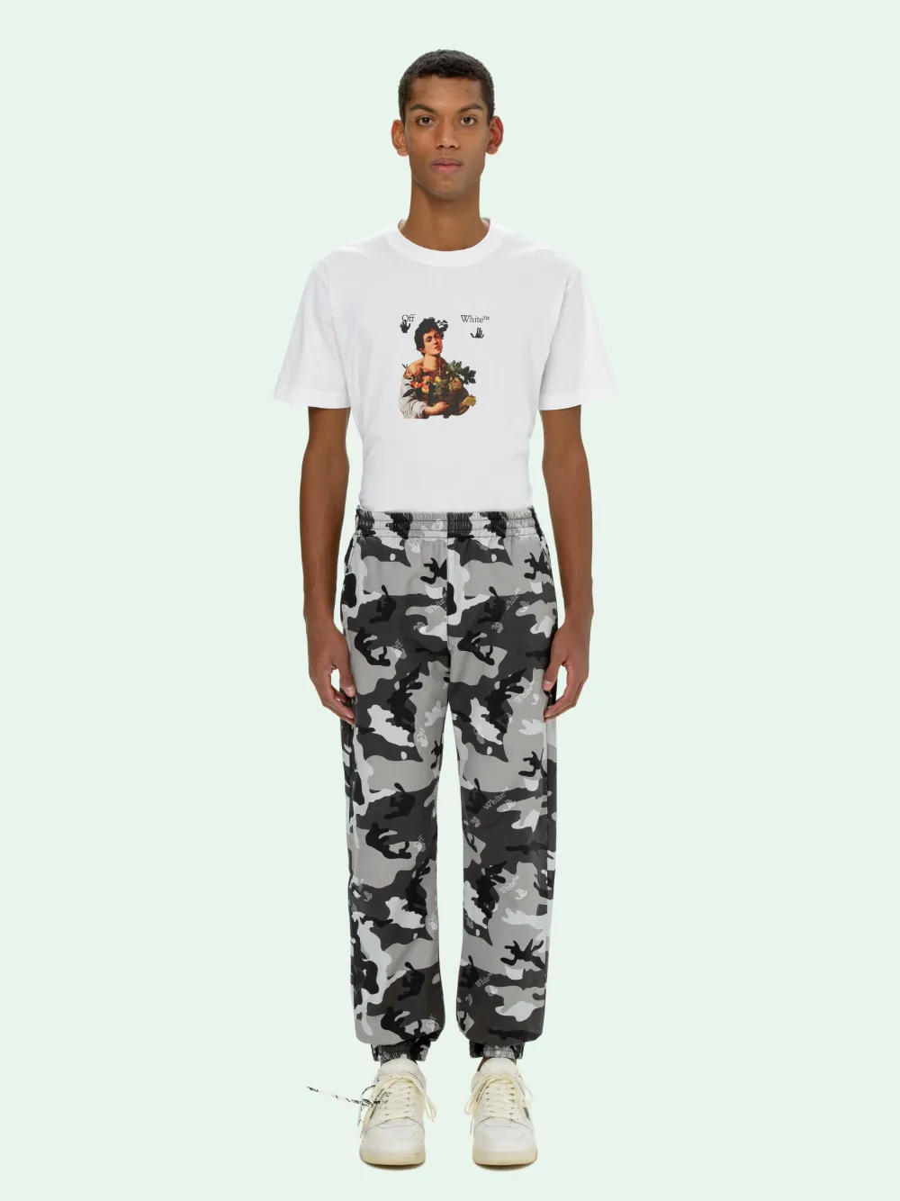 Grey camouflage trousers Clearance