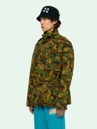 Off white coat on sale camo