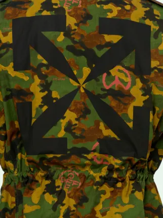 CAMOUFLAGE FIELD JACKET in multicolour Off White Official US