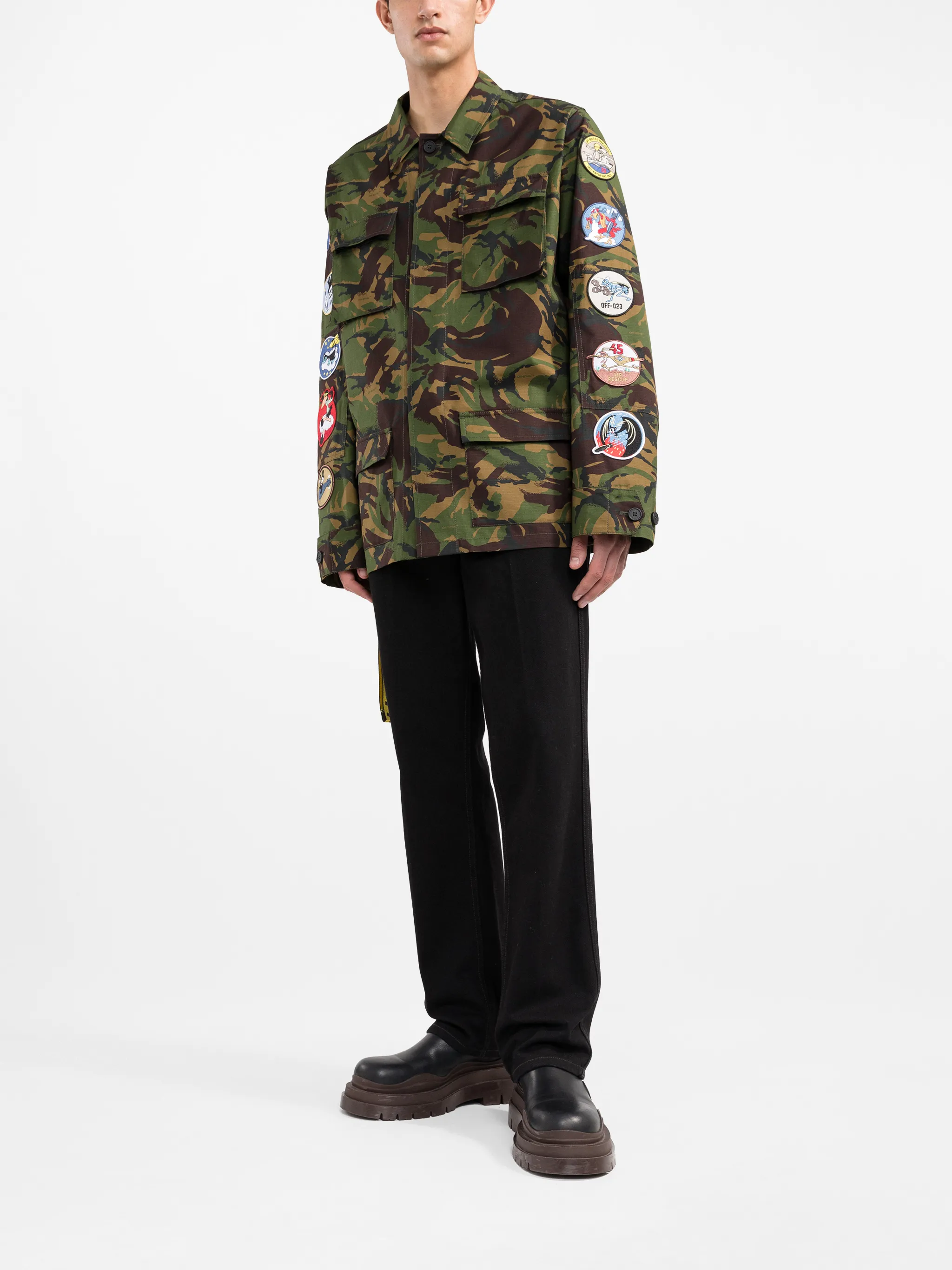 Off white camo parka best sale