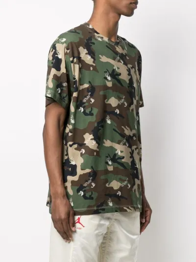 off white t shirt camo