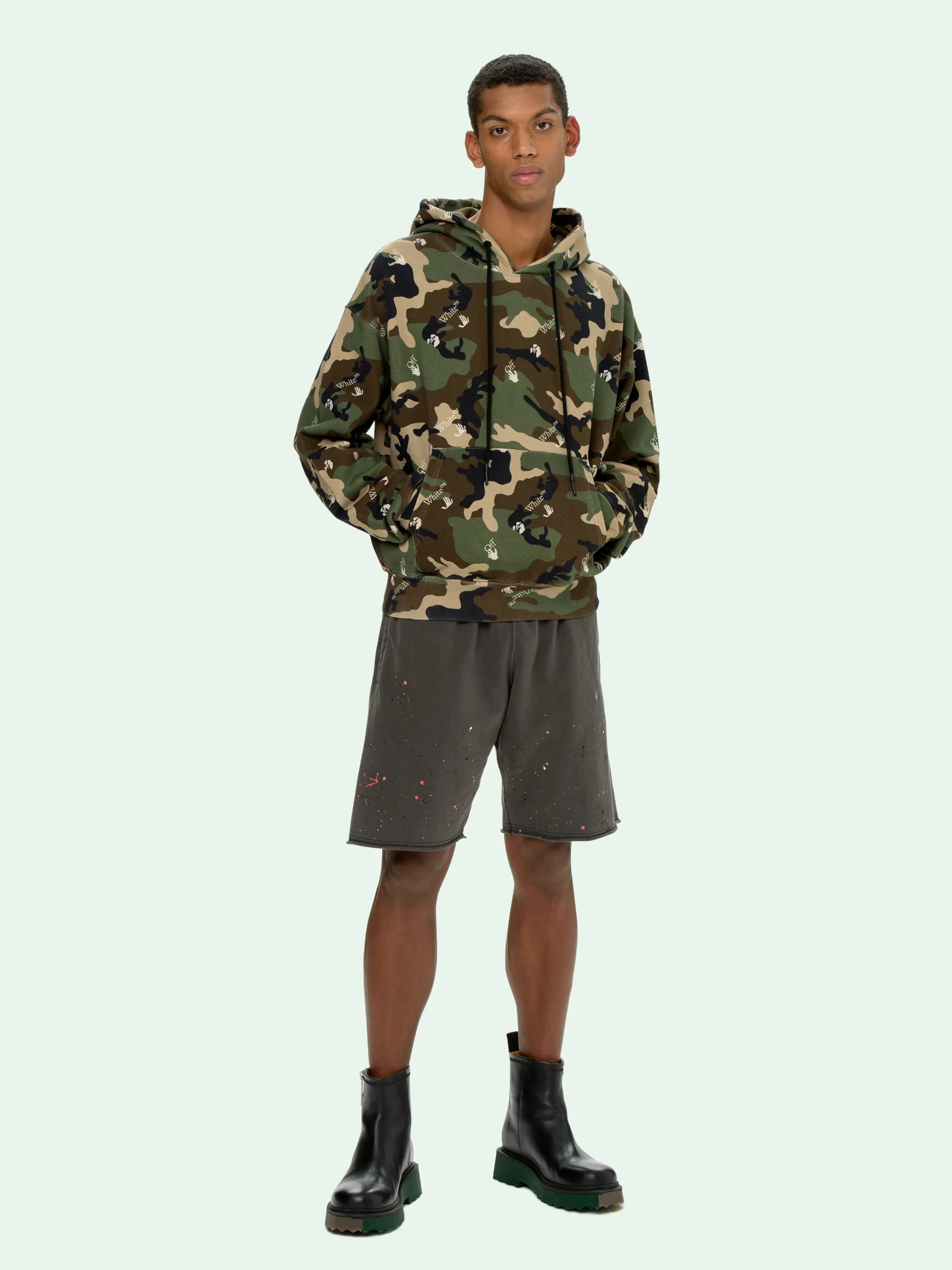 hoodie off white camo