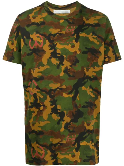 Off white clearance camouflage t shirt