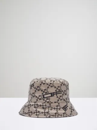 CAPPELLO DA PESCATORE CON MONOGRAMMA REVERSIBILE