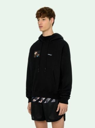 CARAVAGGIO ANGEL HOODIE in black | Off-White™ Official SI