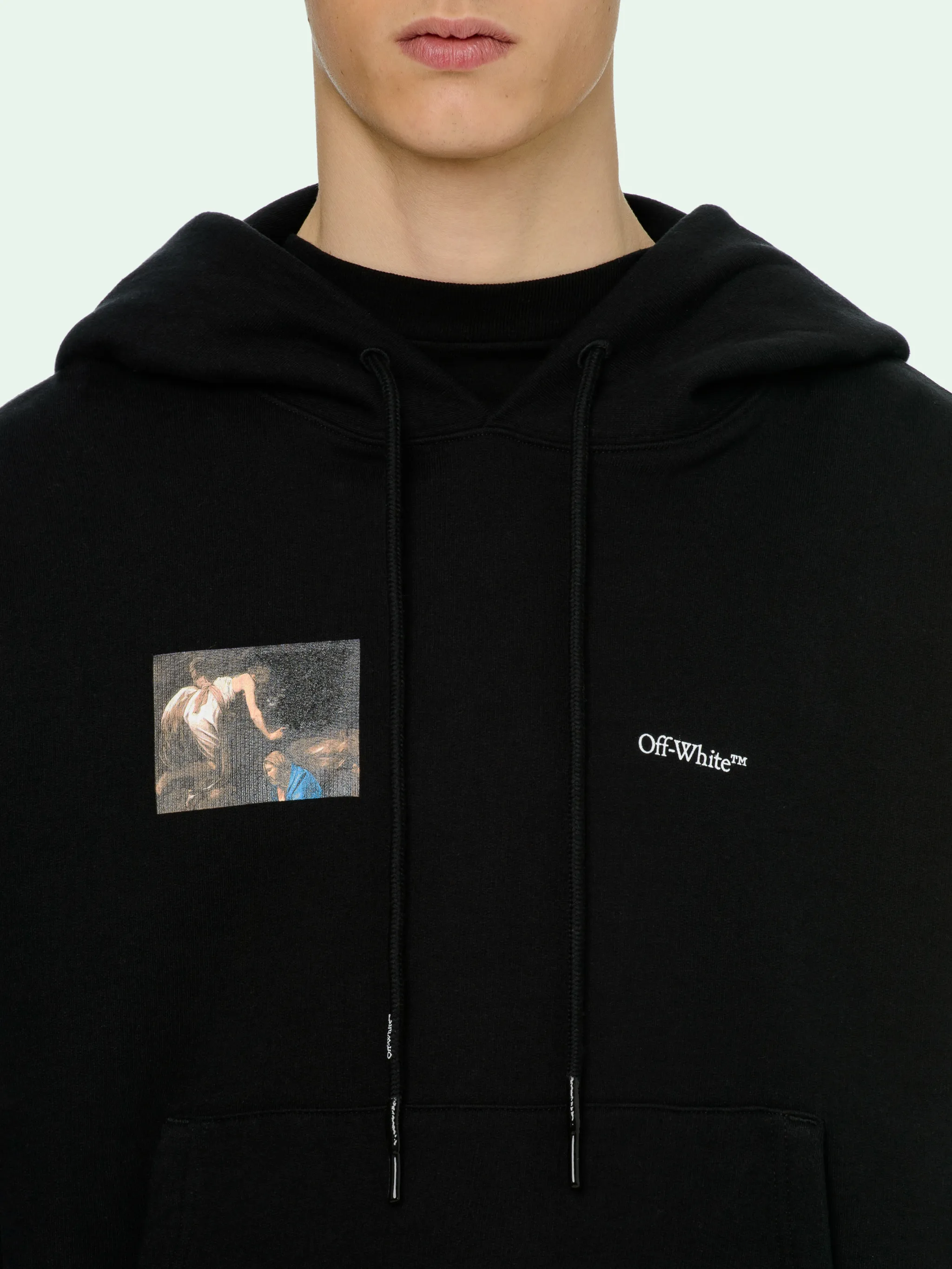 off white caravaggio angel hoodie