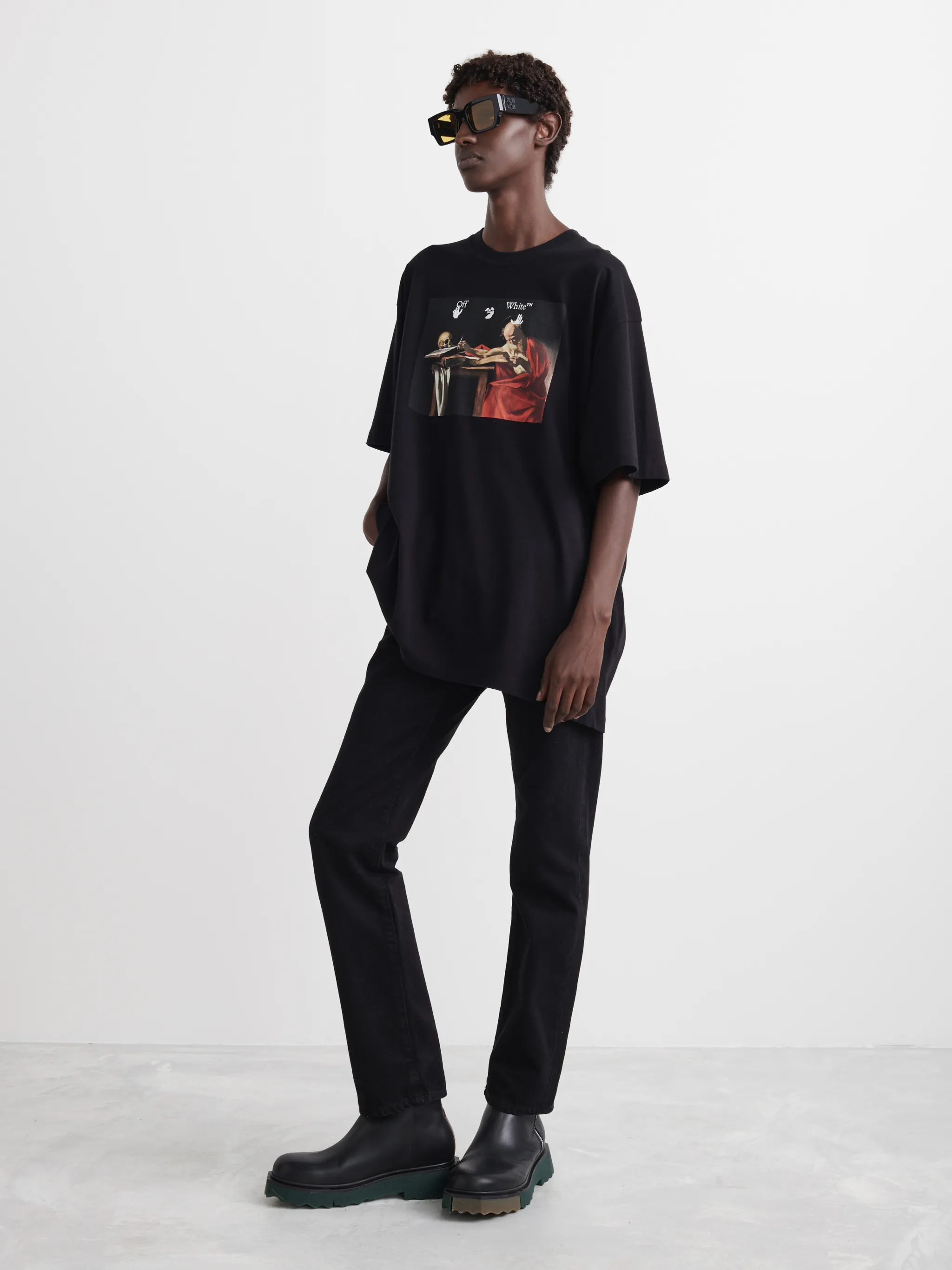 Caravaggio Arrow Oversize S/S T-Shirt - Off-White™ Official Site