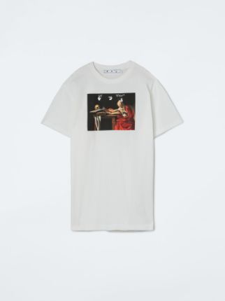 Caravaggio Arrow S/S T-Shirt in white | Off-White™ Official US