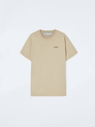 CARAVAGGIO ARROW SLIM S/S TEE in neutrals | Off-White™ Official US