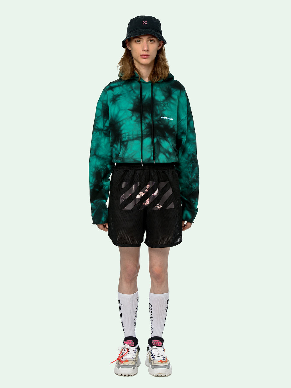CARAVAGGIO ARROWS MESH SHORTS primary image