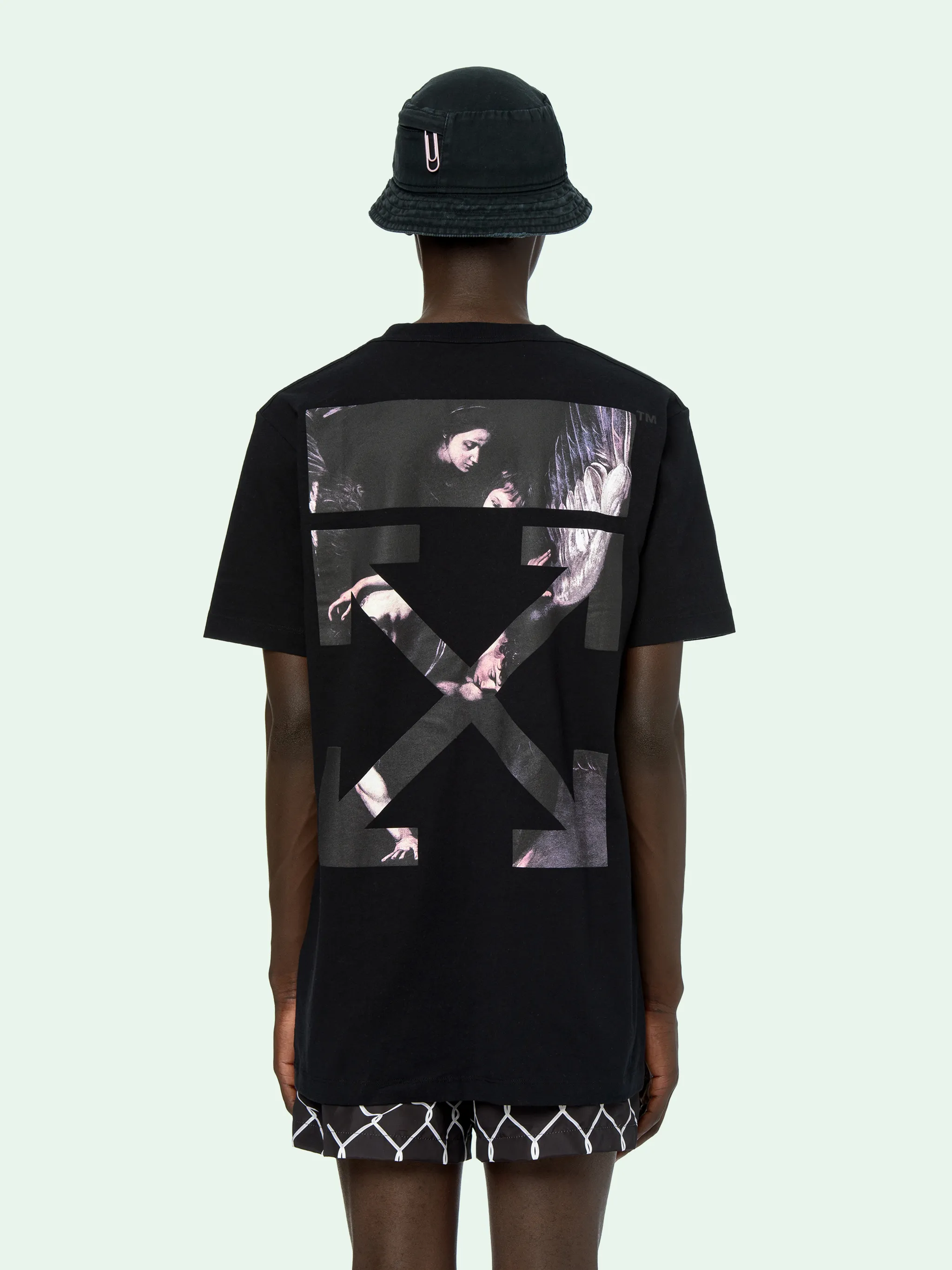 OFF-WHITE - off-white Caravaggio Arrow オフホワイトTシャツの+