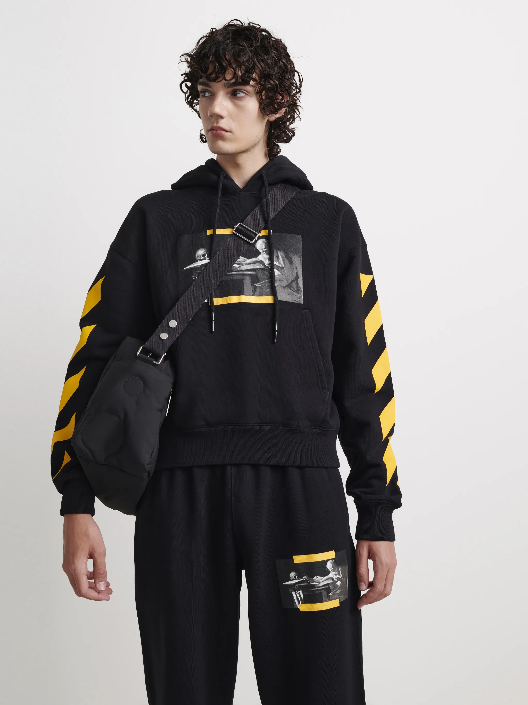 off white caravaggio painting moletom com capuz
