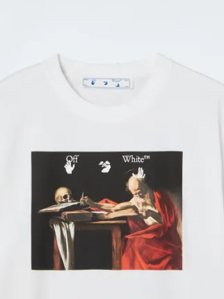CARAVAGGIO PAINTING S/S T-SHIRT in white | Off-White