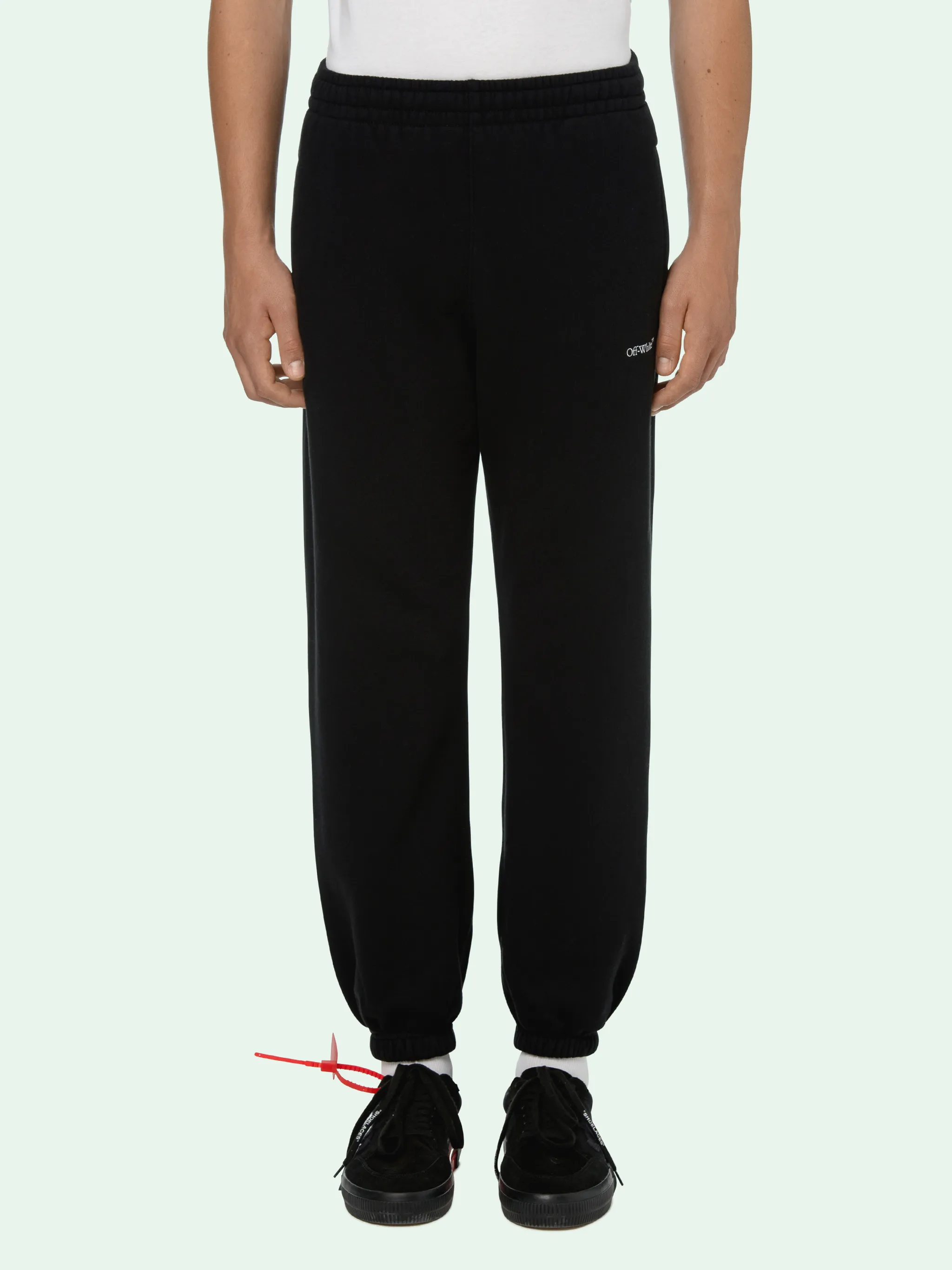 off white sweatpants black