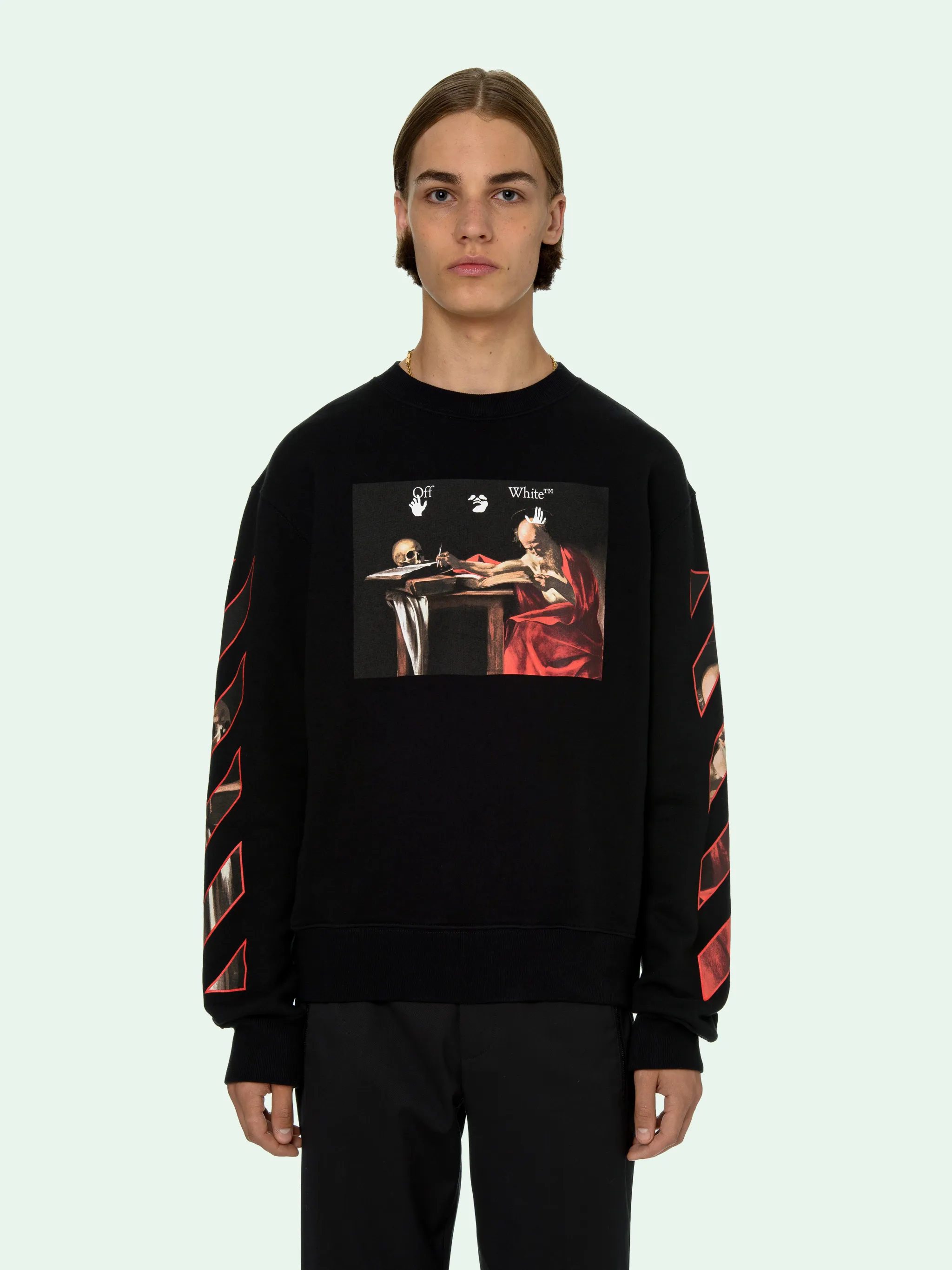 off white graphic sweatshirt