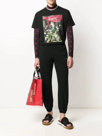 Caravaggio print T shirt Off White Eraldo