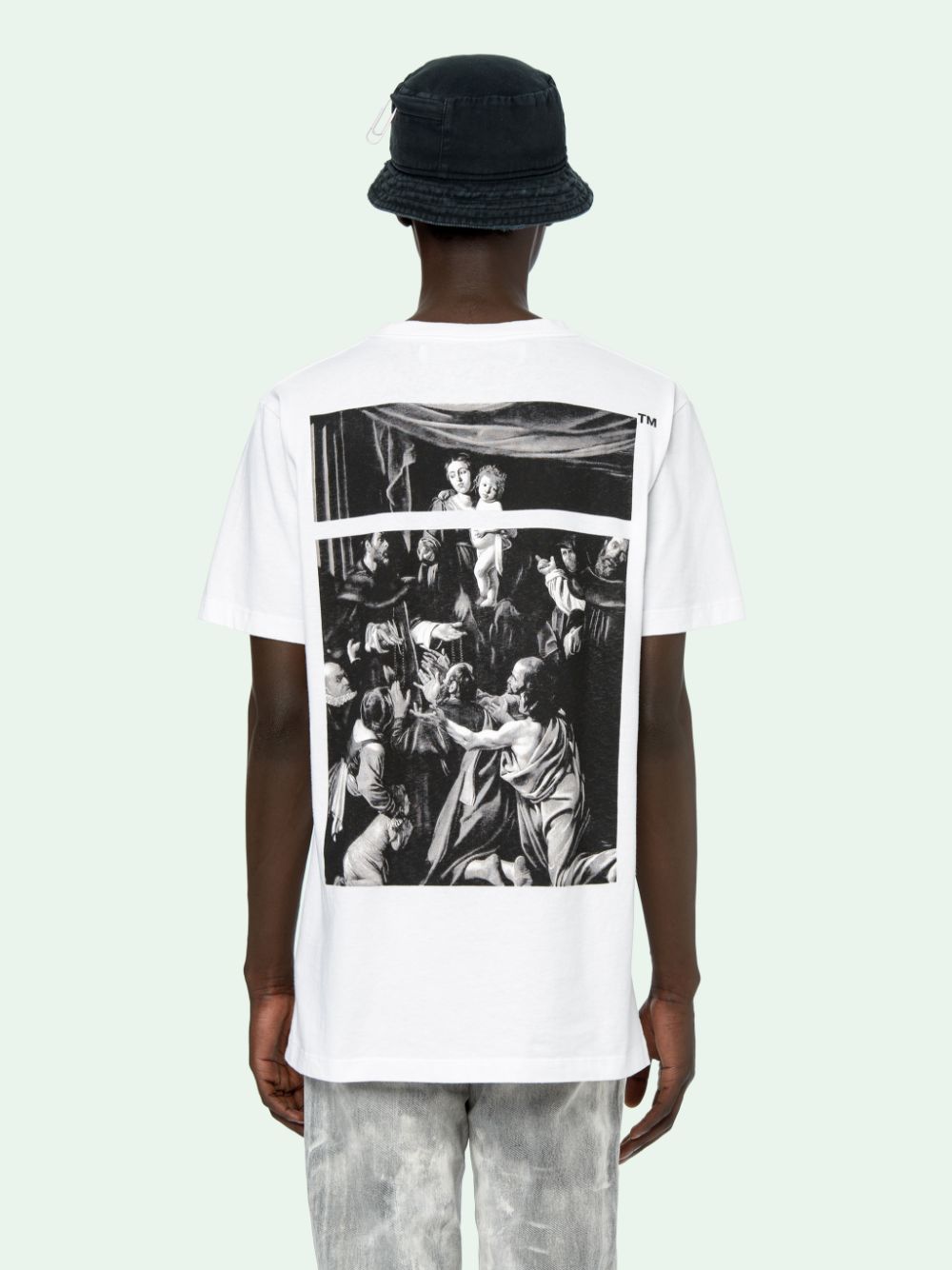 Off white caravaggio sales square tee