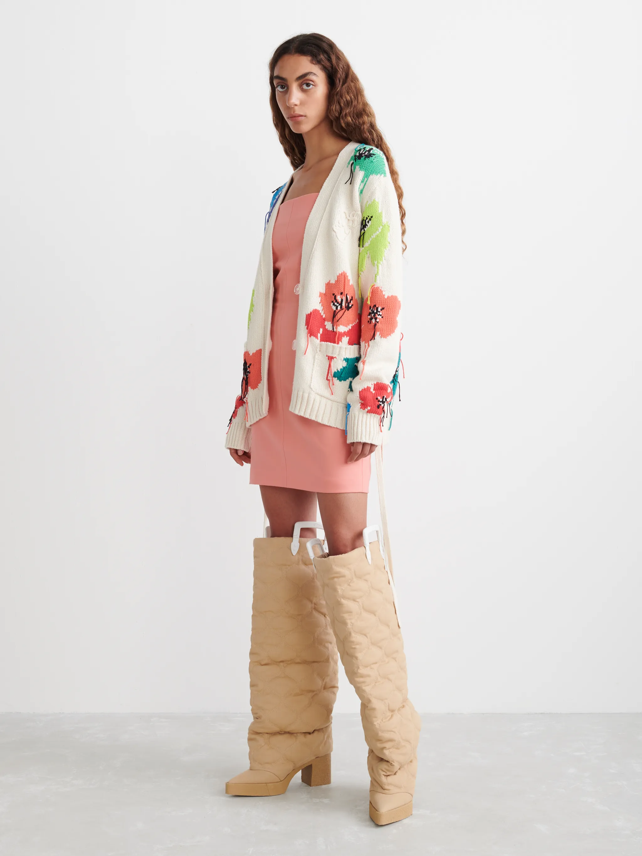 CARDIGAN A FIORI