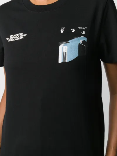 slim fit off white t shirt