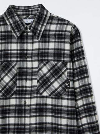 CHECK FLANNEL SHIRT in black | Off-White™ Official US