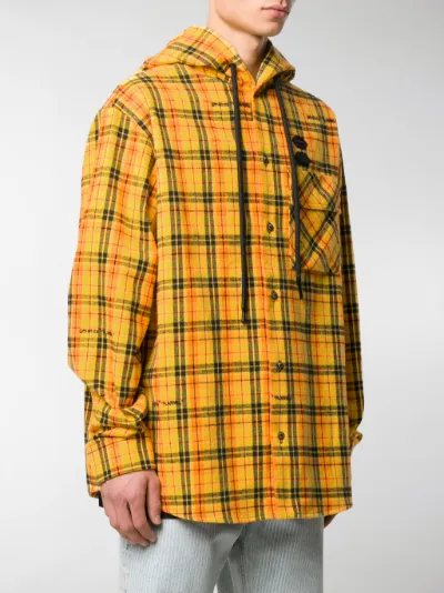 off white checkered jacket