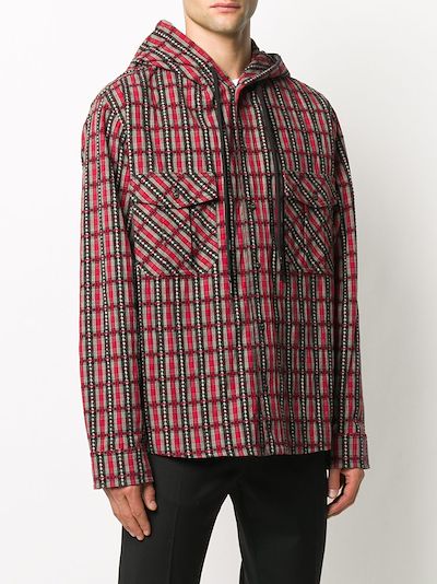 off white checkered jacket