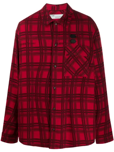 checked oversized shirt | Off-White 