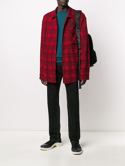 checked oversized shirt | Off-White 