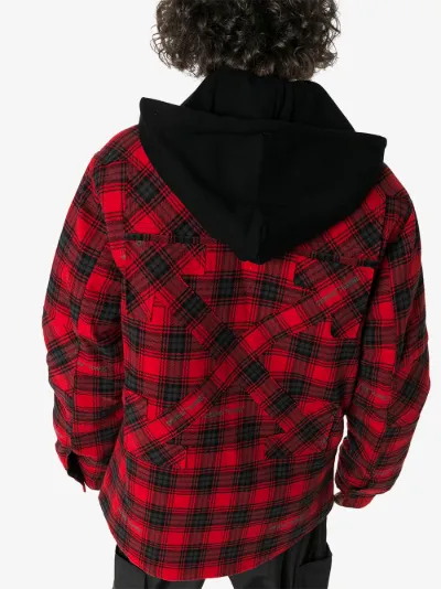 off white hoodie flannels