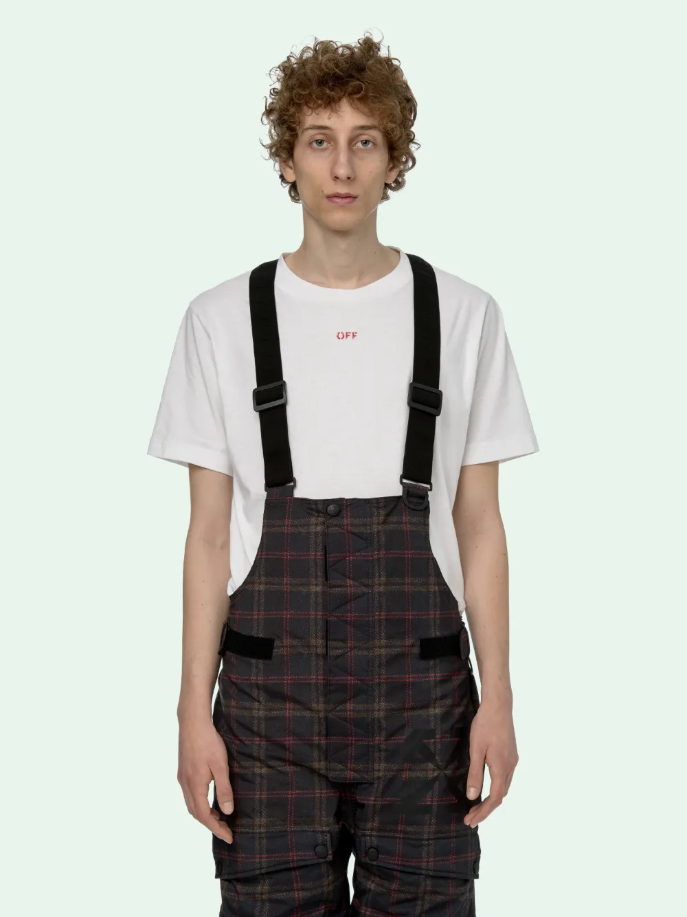 Off white checkered on sale pants