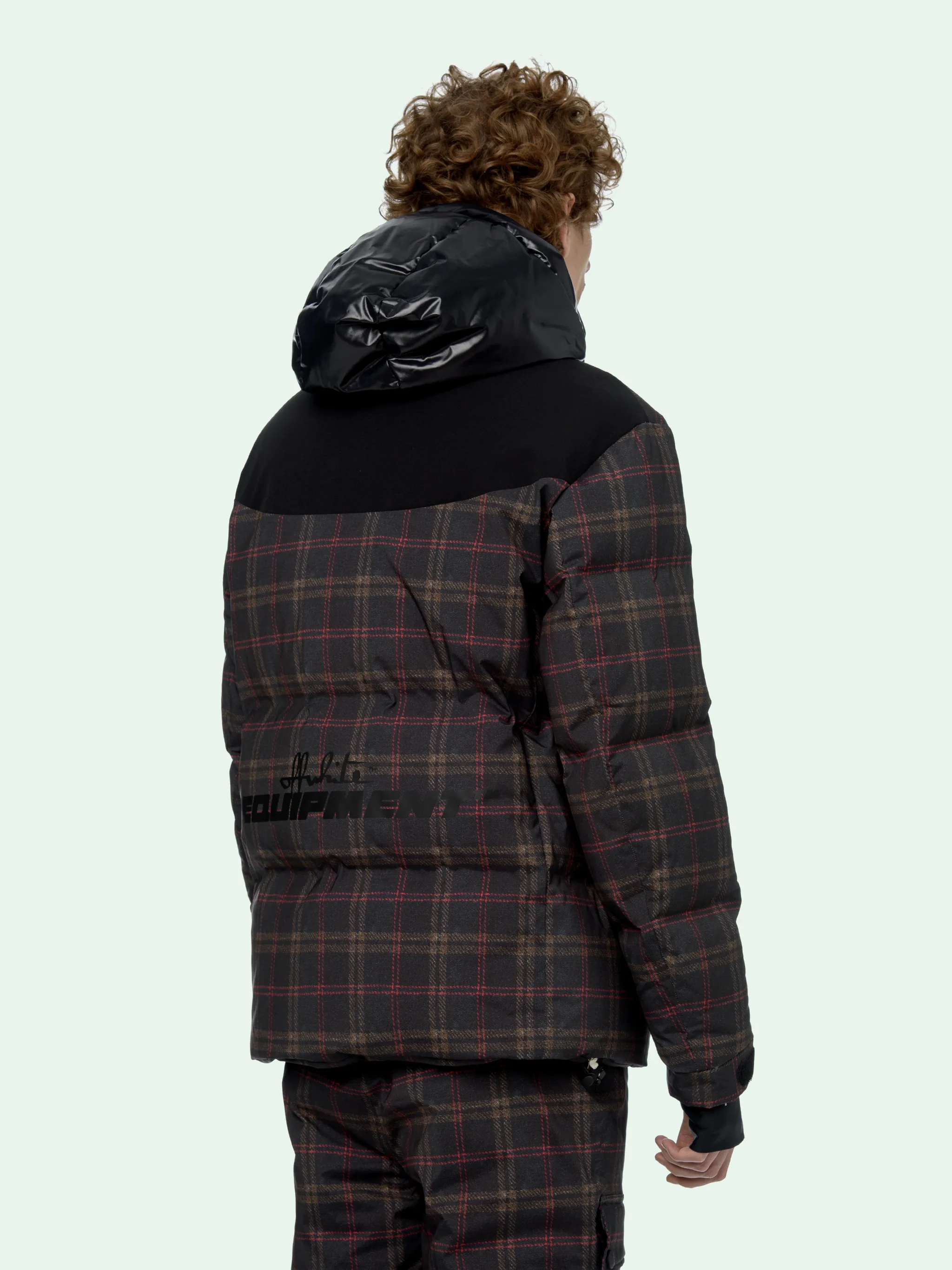 CHECKED SKI PUFFER JACKET - Off-Whiteâ¢ Official Site
