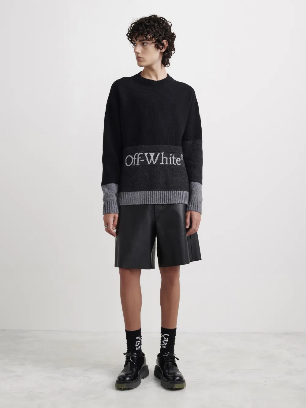 off white men's sweater